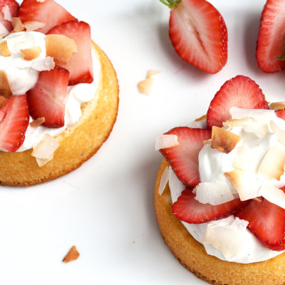 Shortcake aux fraises