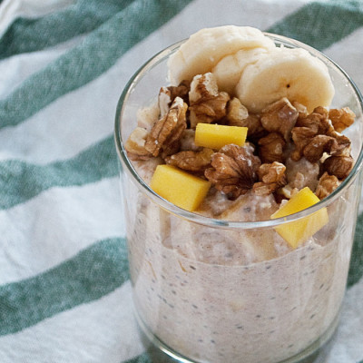 Banana Mango Overnight Oats