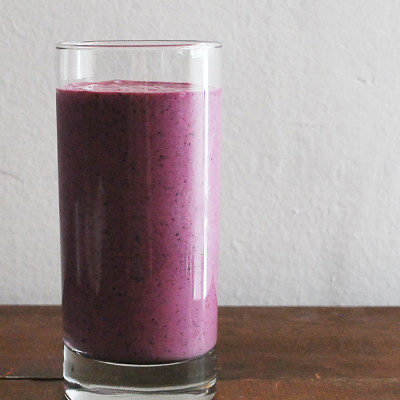 Smoothie protéiné aux bleuets