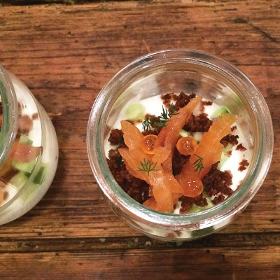 Cured Salmon with Skyr