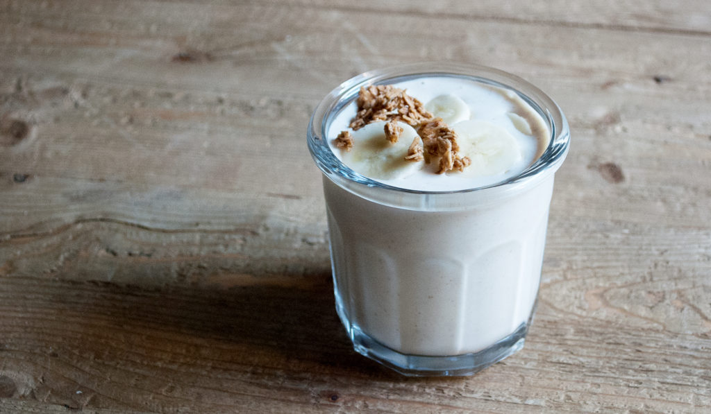 siggi's Icelandic-style yogurt: skyr - peanut butter and banana smoothie