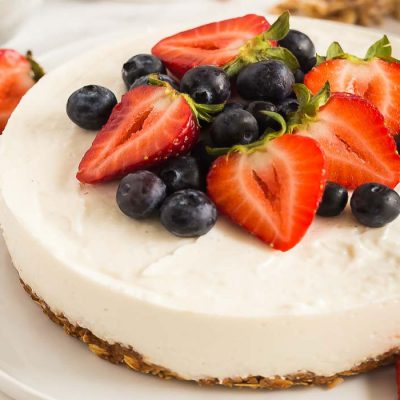 tarte-déjeuner aux fruits et yogourt